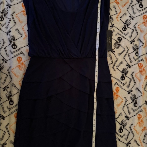 LAUNDRY by Shelli Segal Elegant Navy Blue Women's Dress - Picture 10 of 10